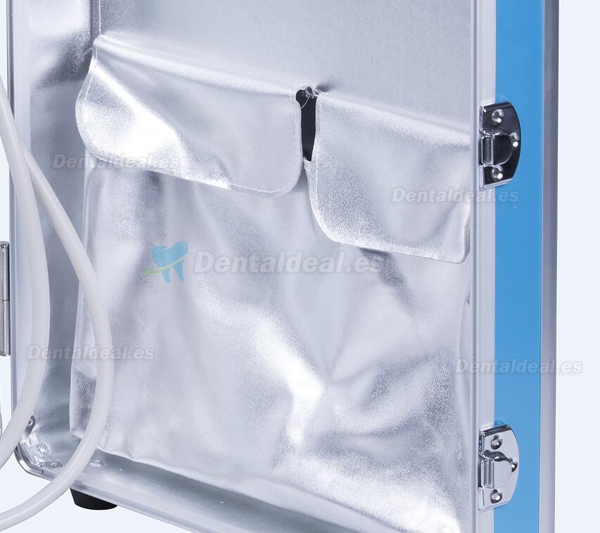 Greeloy® GU-P204 Dental Portable Turbina Unidad Con Compresor de aire Succión